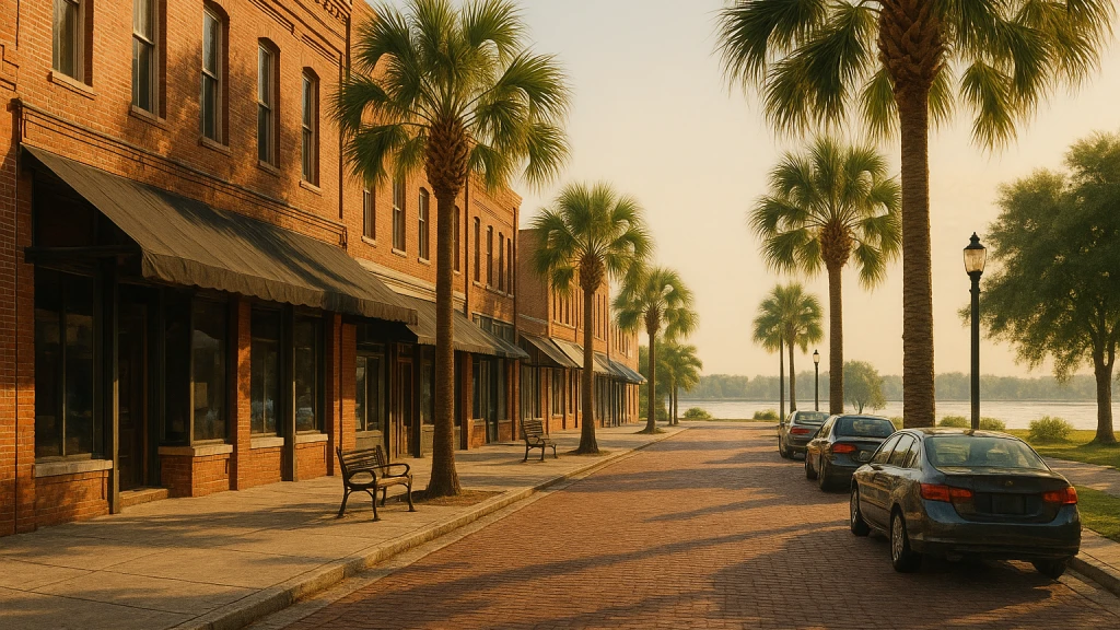 Historic homes in Downtown Kissimmee near the Lake Tohopekaliga waterfront