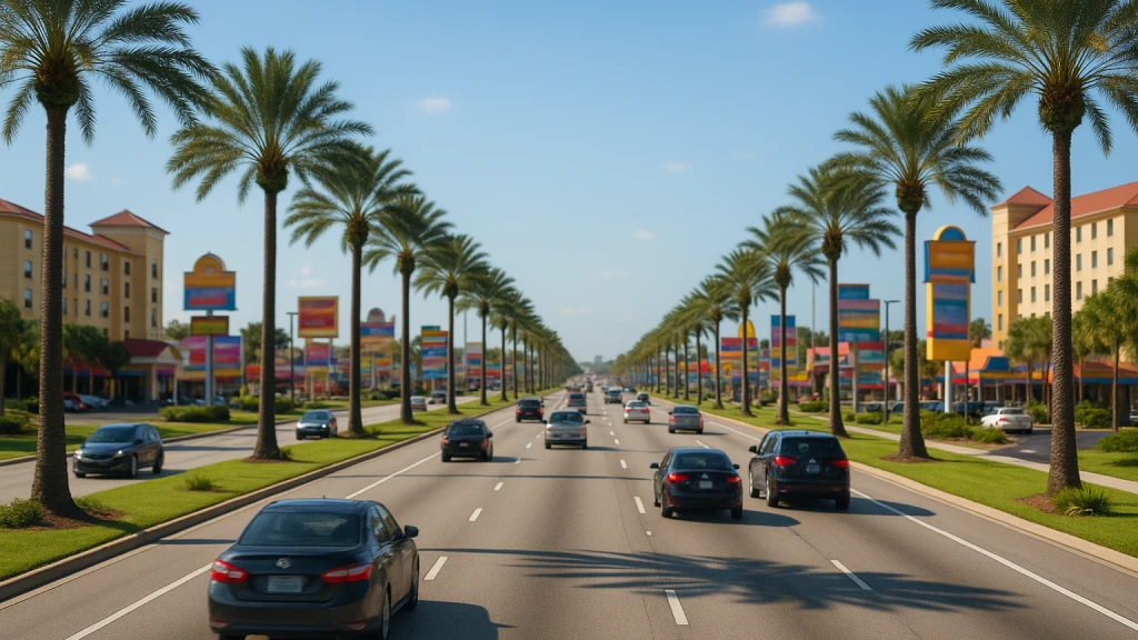 Vacation pool homes and hotels along the West US-192 corridor in Kissimmee near Disney